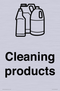 Dementia Cleaning products sign